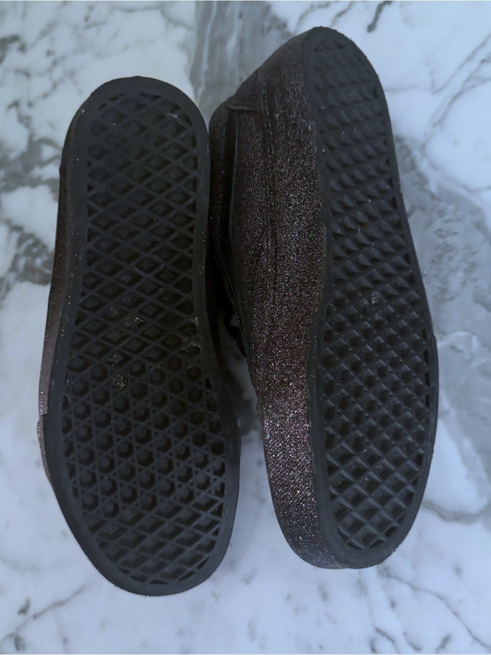 Vans | Old Skool Black Iridescent Glitter Sneakers - Picture 7 of 7